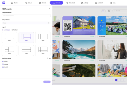 Versatile Pre-defined Layouts
