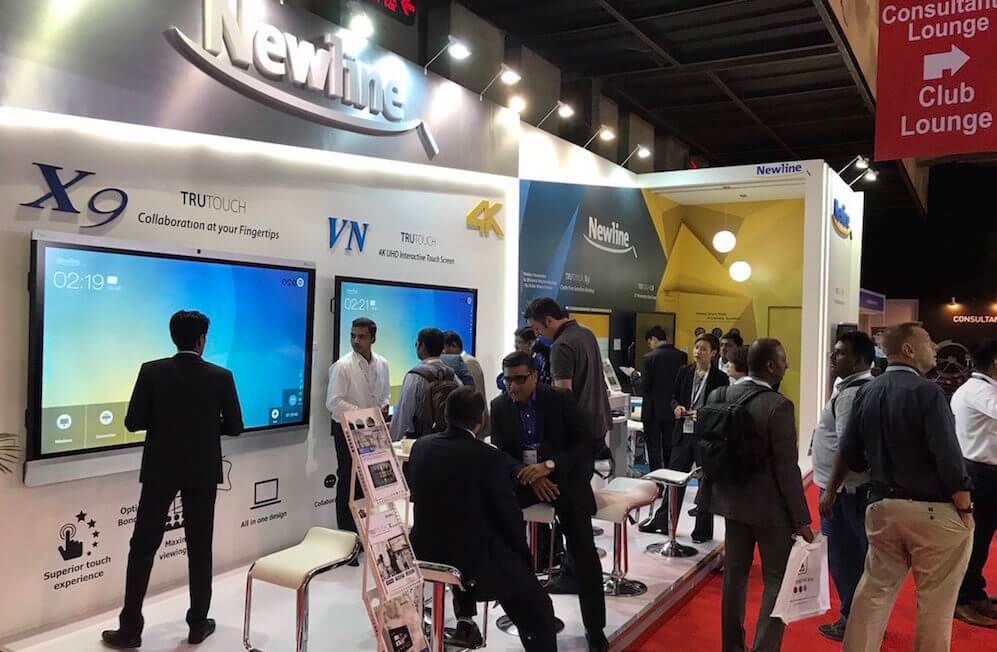 Newline Interactive announces debut of latest innovations during InfoComm India 2018